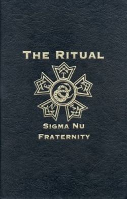 The MOTTO Leather Ritual Book Cover Delta Sigma Theta. . Sigma nu ritual book